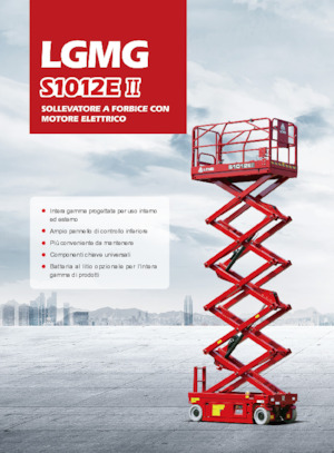 Nacelles ciseaux X su roues LGMG  S1012EII-Li