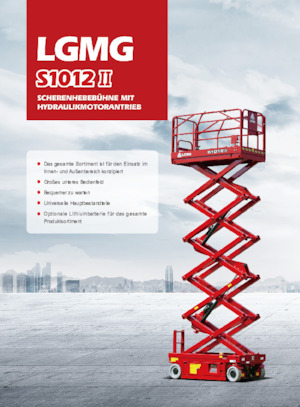 Nacelles ciseaux X su roues LGMG  S1012II-Li