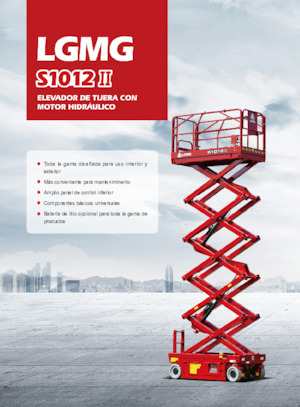 Nacelles ciseaux X su roues LGMG  S1012II-Li