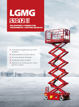 Nacelles ciseaux X su roues LGMG  S1012II-Li