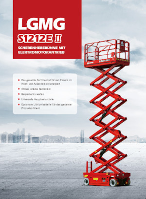 Nacelles ciseaux X su roues LGMG  S1212EII-Li