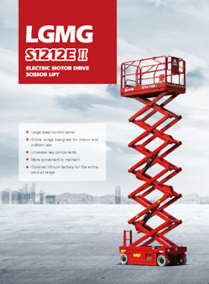 Nacelles ciseaux X su roues LGMG  S1212EII-Li