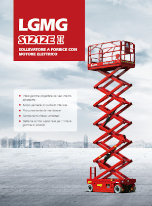 Nacelles ciseaux X su roues LGMG  S1212EII-Li