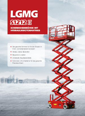 Nacelles ciseaux X su roues LGMG  S1212II 