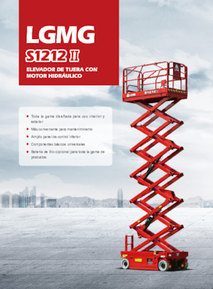 Nacelles ciseaux X su roues LGMG  S1212II 