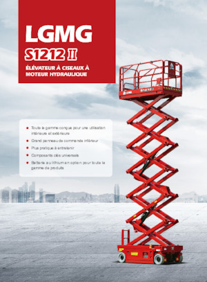 Nacelles ciseaux X su roues LGMG  S1212II 