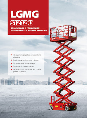 Nacelles ciseaux X su roues LGMG  S1212II 