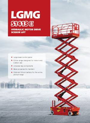 Nacelles ciseaux X su roues LGMG  S1413II-Li