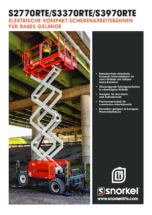 Nacelles ciseaux X su roues Snorkel S3370RTE