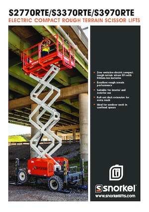 Nacelles ciseaux X su roues Snorkel S3370RTE