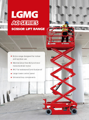 Nacelles ciseaux X su roues LGMG  S4650E