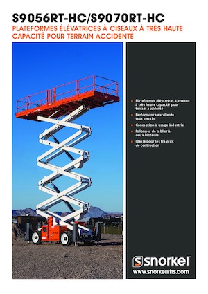 Nacelles ciseaux X su roues Snorkel S9056RT-HC