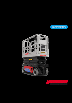 Nacelles ciseaux X su roues Manitou SE 2632
