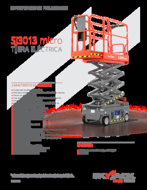 Nacelles ciseaux X su roues Skyjack SJ3013 micro 