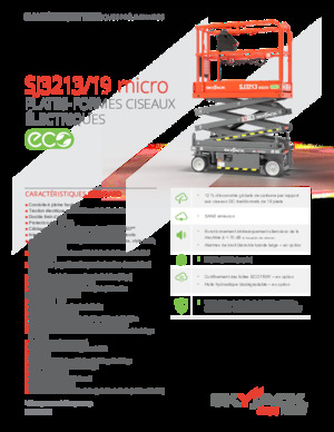 Nacelles ciseaux X su roues Skyjack SJ3219 micro