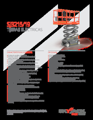 Nacelles ciseaux X su roues Skyjack SJ3219 