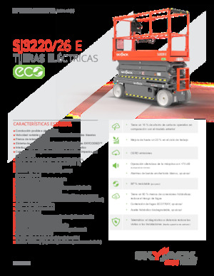 Nacelles ciseaux X su roues Skyjack SJ3226E