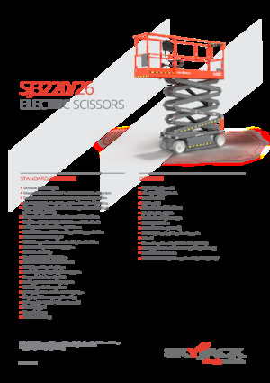 Nacelles ciseaux X su roues Skyjack SJ3226 