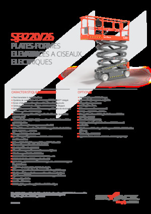 Nacelles ciseaux X su roues Skyjack SJ3226 