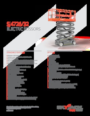 Nacelles ciseaux X su roues Skyjack SJ4732 