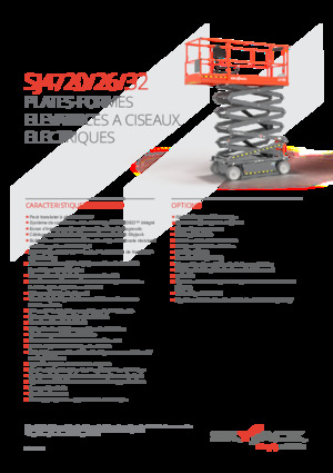 Nacelles ciseaux X su roues Skyjack SJ4732 