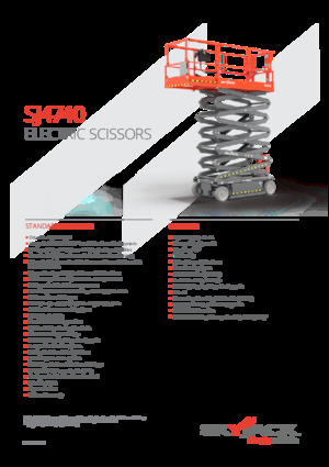 Nacelles ciseaux X su roues Skyjack SJ4740 