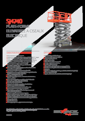 Nacelles ciseaux X su roues Skyjack SJ4740 
