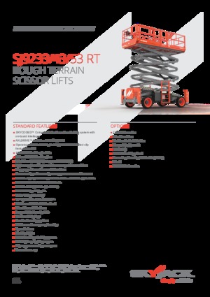 Nacelles ciseaux X su roues Skyjack SJ9253 RT