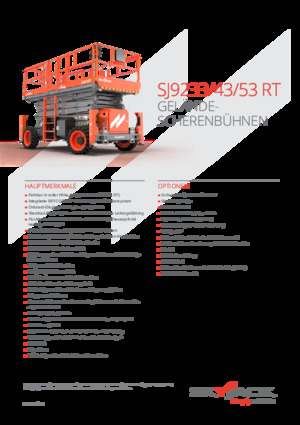 Nacelles ciseaux X su roues Skyjack SJ9233 RT