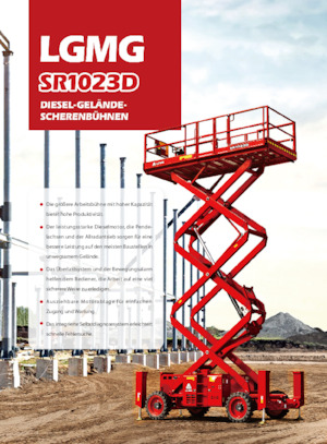 Nacelles ciseaux X su roues LGMG  SR1023D