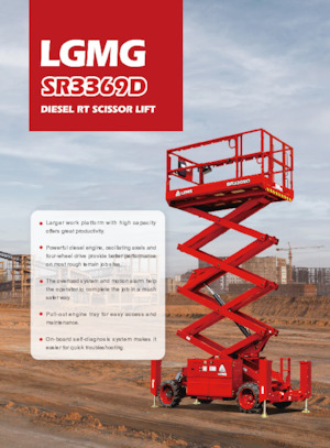 Nacelles ciseaux X su roues LGMG  SR3369D