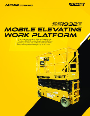 Nacelles ciseaux X su roues Pettibone SS1932E