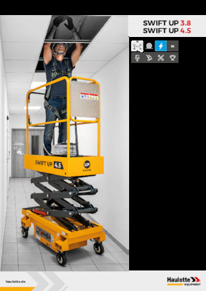 Nacelles ciseaux X su roues Haulotte Swift Up 3.8