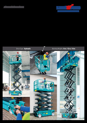 Nacelles ciseaux X su roues Sunward SWSL 1412 HD