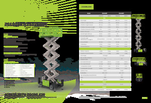 Nacelles ciseaux X su roues Zoomlion ZS1218RT