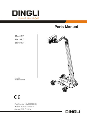 Nacelles télescopiques sur roues Dingli BT41HRT