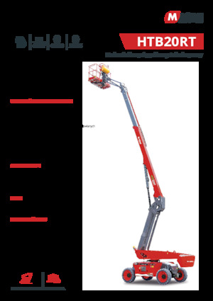 Nacelles télescopiques sur roues MAGNI HTB20RT