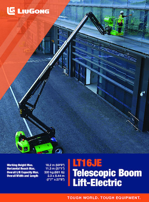 Nacelles télescopiques sur roues Liugong LT16JE