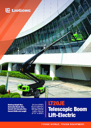 Nacelles télescopiques sur roues Liugong LT20JE