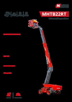 Nacelles télescopiques sur roues MAGNI MHTB22RT