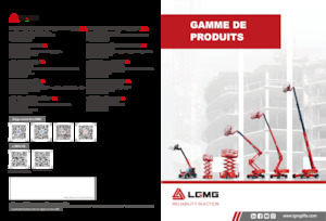 Nacelles télescopiques sur roues LGMG  T16J-2