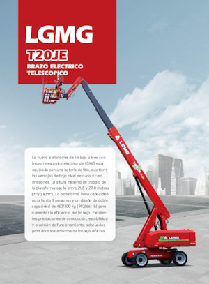 Nacelles télescopiques sur roues LGMG  T20JE