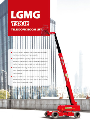 Nacelles télescopiques sur roues LGMG  T38JE