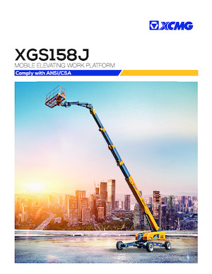 Nacelles télescopiques sur roues XCMG XGS158J 