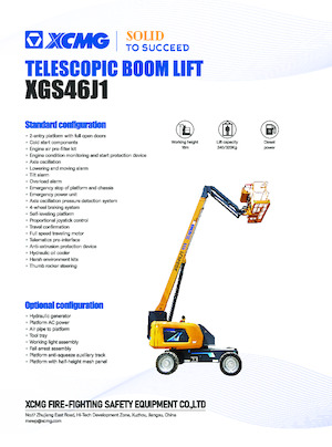 Nacelles télescopiques sur roues XCMG XGS46J1