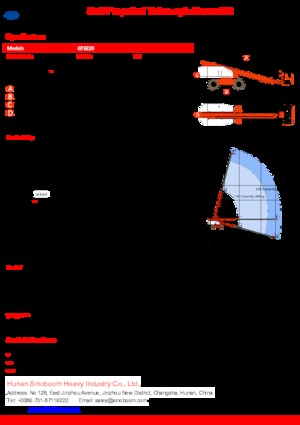 Nacelles télescopiques sur roues Sinoboom GTBZ20