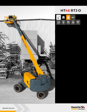 Nacelles télescopiques sur roues Haulotte HT46 RTJ O