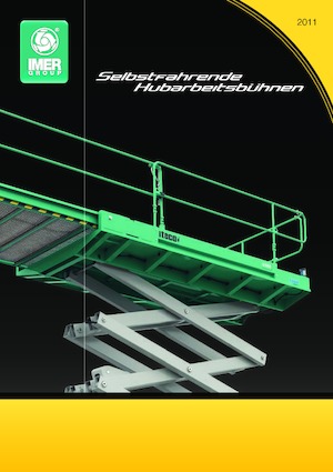 Nacelles télescopiques sur roues Imer IT 100 E