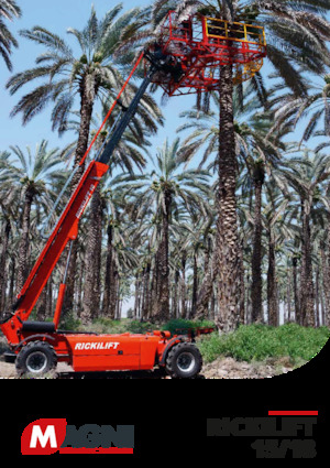 Nacelles télescopiques sur roues MAGNI Ricklift 15