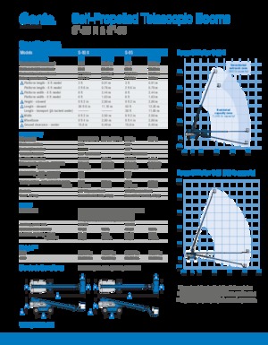 Nacelles télescopiques sur roues Genie S-85